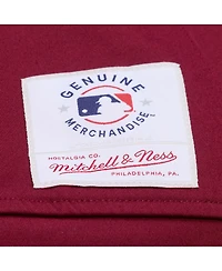 Mitchell & Ness Women's Burgundy Philadelphia Phillies Script Mechanic Cropped Full-Zip Jacket