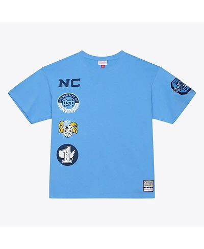 Mitchell & Ness Men's Carolina Blue North Tar Heels Double Clutch Premium T-Shirt