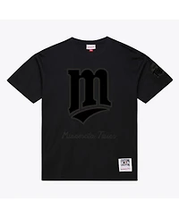 Mitchell & Ness Men's Black Minnesota Twins Cooperstown Collection Phantom T-Shirt