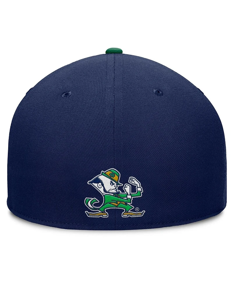 Fanatics Men's Navy Notre Dame Fighting Irish Pick Off Fitted Hat
