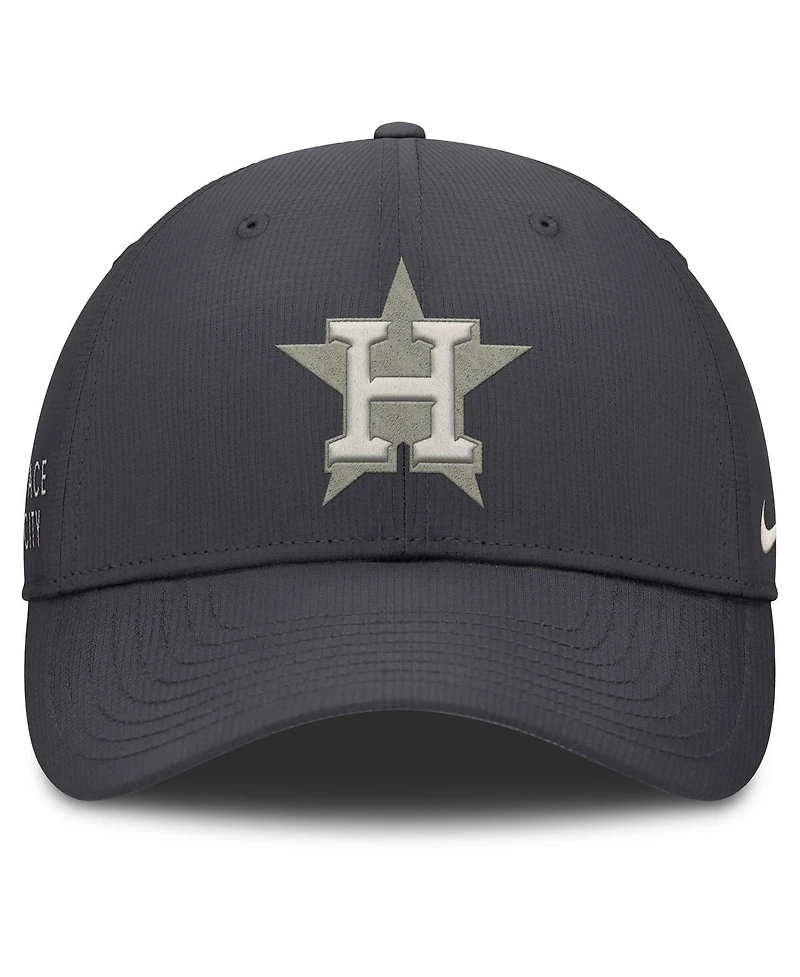 Nike Men's Anthracite Houston Astros Club Dri-fit Adjustable Hat