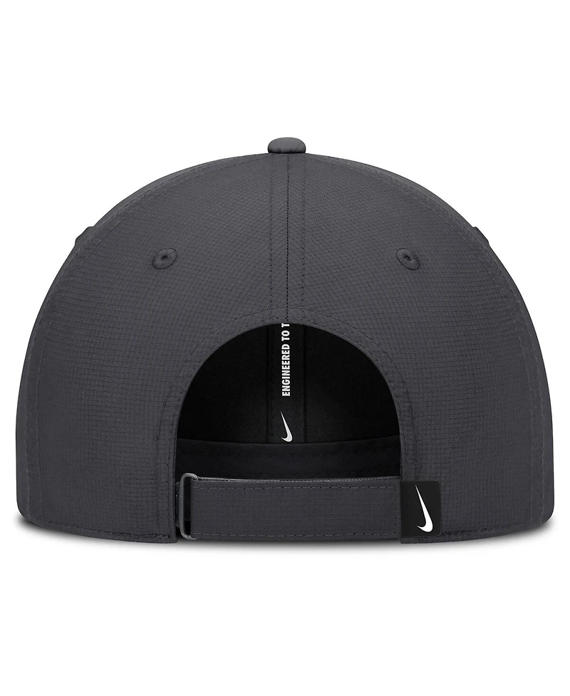 Nike Men's Anthracite Atlanta Braves Club Dri-fit Adjustable Hat