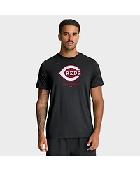Nike Men's Black Cincinnati Reds Tri-Blend Logo T-Shirt