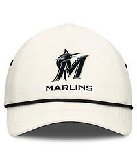 Nike Men's Stone Miami Marlins Club Adjustable Hat