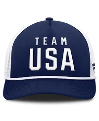 Fanatics Men's Fanatics Navy Team Usa Foam Front Adjustable Trucker Hat