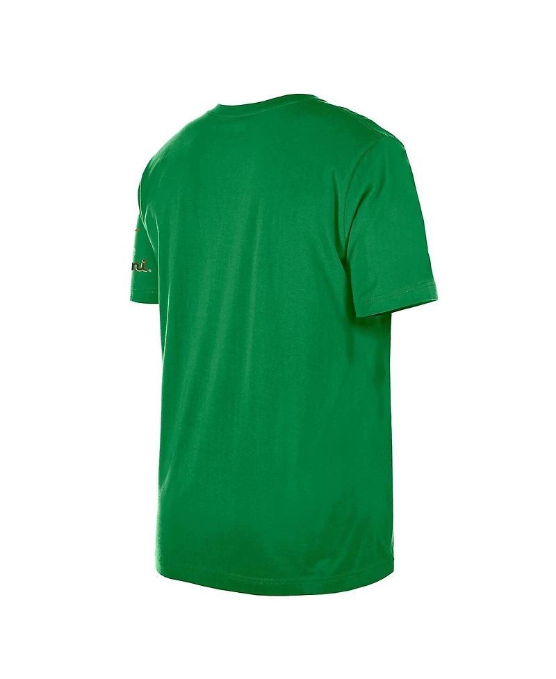 New Era Men's Kelly Green Miami Marlins St. Patrick's Day Shamrock Fill T-Shirt