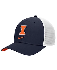 Nike Men's Navy Illinois Fighting Illini Rise Trucker Dri-fit Adjustable Hat