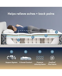 Serta Perfect Sleeper Cascade Bluff 14.5" Firm Hybrid Tight Top Mattress