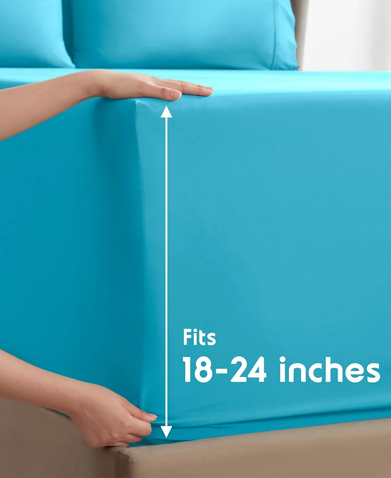 Nestl Extra Deep Pocket 6-Pc. Sheet Set, California King