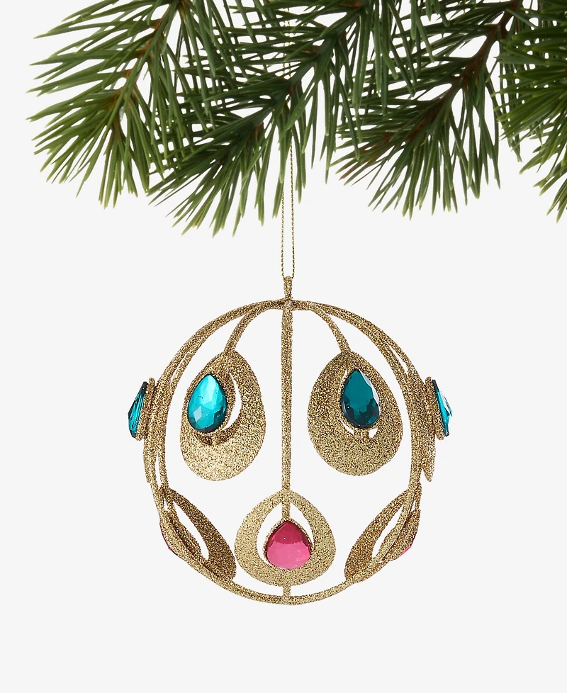 Macy's Peacock Ball Ornament, Macy's Exclusive