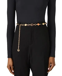 Steve Madden Gem Stones Hardware Chain Belt