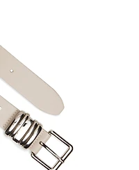 Steve Madden Polyurethane Multi Keeper Belt