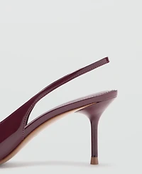 Mango Women's Patent Heeled Shoes