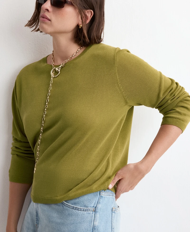 Mango Women's Long-Sleeve Knitted Sweater
