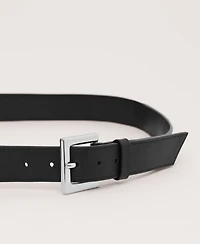 Mango Women's Leather Detachable Coin Purse Belt