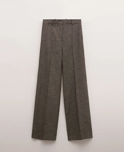 Mango Women's Flecked Suit Pants