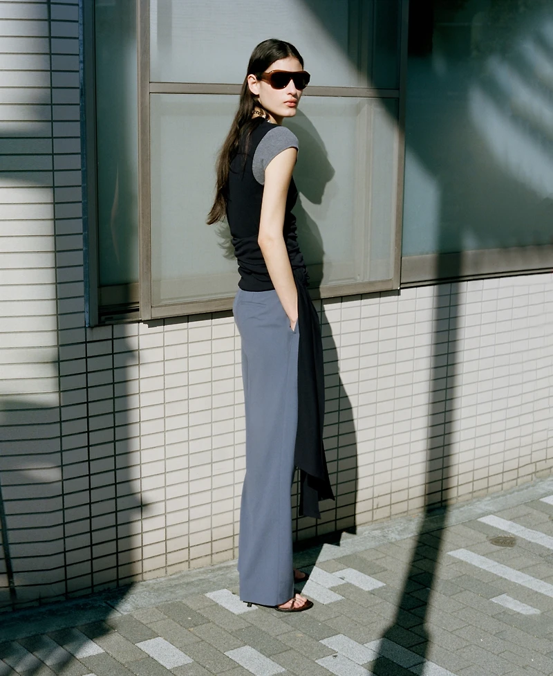 Mango Women's Straight Wool Suit Pants