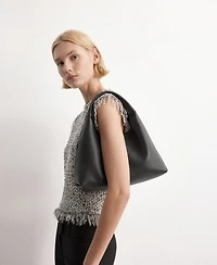 Mango Women's Fringe Trim Top