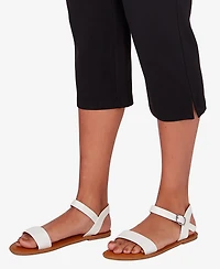 Ruby Rd. Petite Elastic Waist French Terry Capri