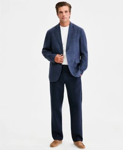 Rodd Gunn Mens Campbell Linen Jacket Spencer Bay Linen Pants Gunn T Shirt Victoria Loafer