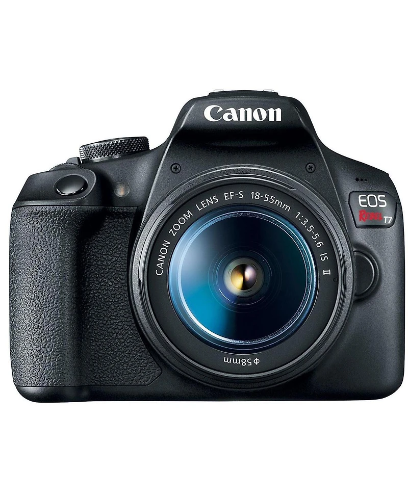 Canon Eos Rebel T7 Dslr Camera with Ef-s 18-55mm and Ef 75-300mm Lens Bundle with Bag, 64GB Sd Card, Corel Pc Photo and Video Software Pack and