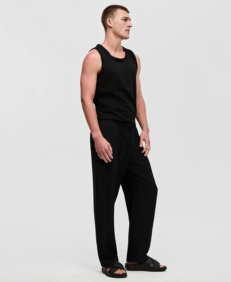 Mode of One Men's Crinkled Pants, Macy's Exclusive