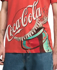 Lucky Brand Men's Coke Bottle Cap Crewneck T-Shirt