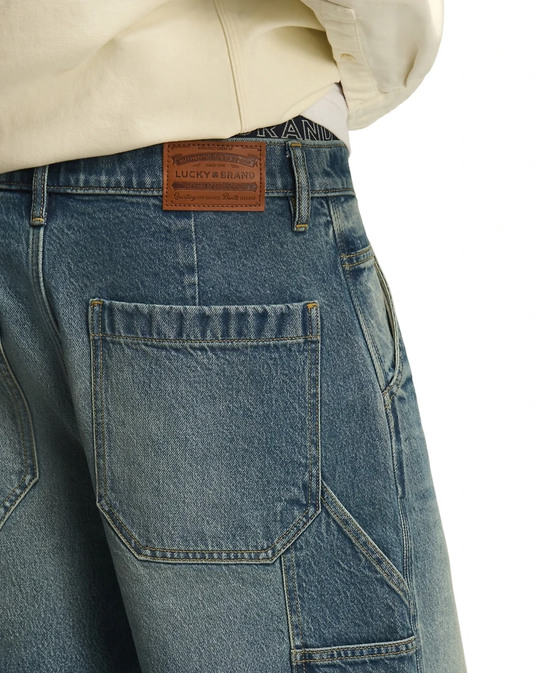 Lucky Brand Men's Baggy Carpenter Denim Shorts