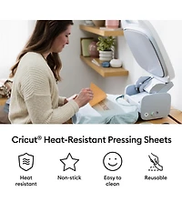 Cricut Heat-Resistant Pressing Sheets - 12 in x 16 in, 3 Count