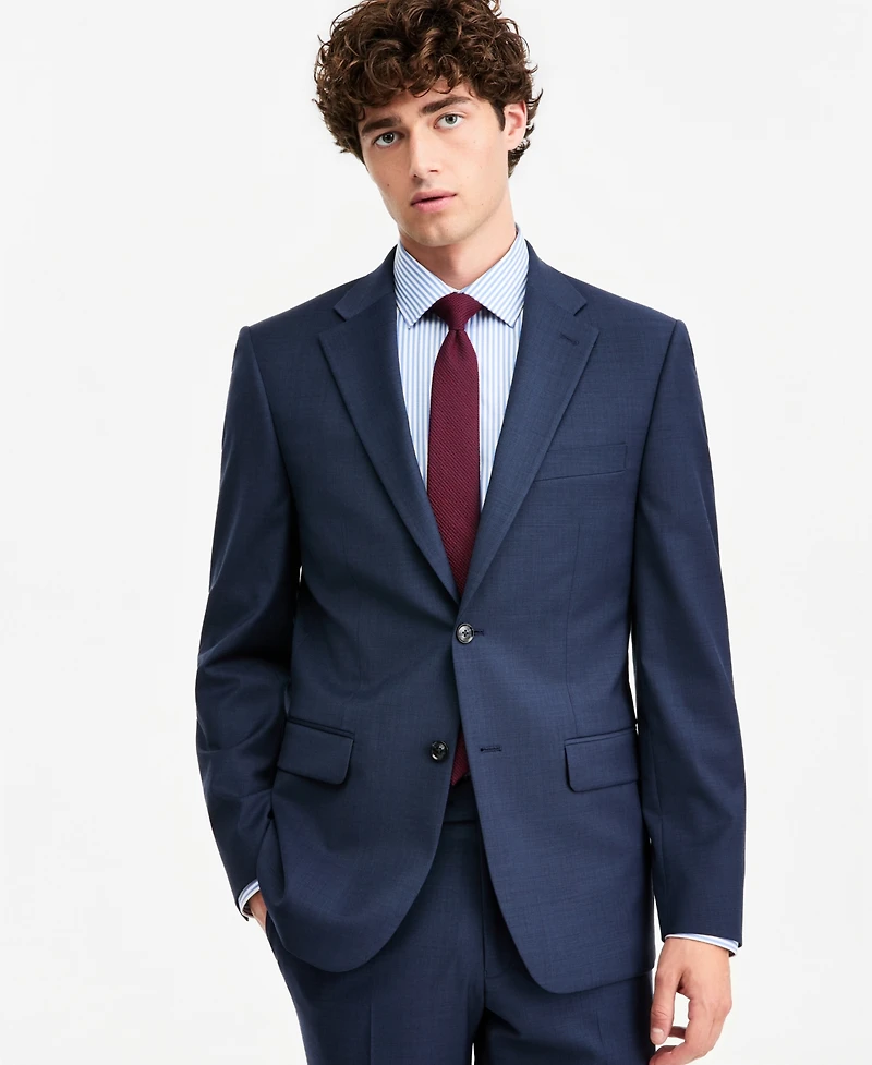 Tommy Hilfiger Men's Modern-Fit Wool Th-Flex Stretch Suit Separates Jacket