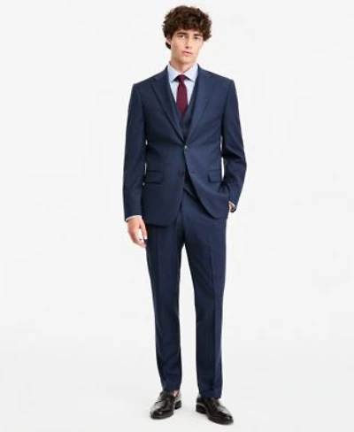 Tommy Hilfiger Mens Modern Fit Wool Th Flex Stretch Suit Separates With Vest