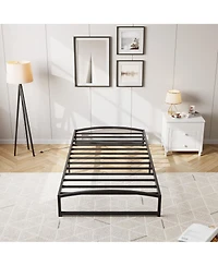 gaomon Twin 10in Metal Platform Bed Frame Low Profile Noise Free Non Slip