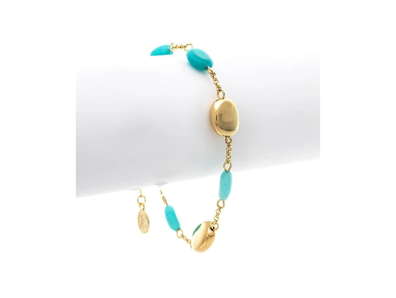 Rivka Friedman 18K Gold Plated Bead Bracelet