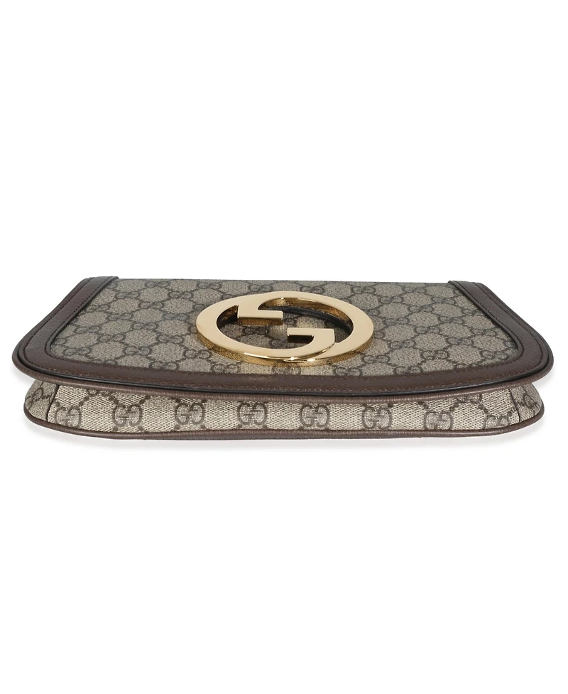 Pre-Owned Gucci Beige Gg Supreme Canvas Blondie Shoulder Bag