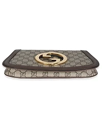 Pre-Owned Gucci Beige Gg Supreme Canvas Blondie Shoulder Bag