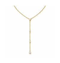 Rebl Jewelry Crystal Y-Necklace