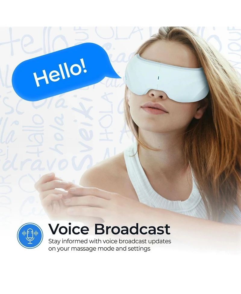 Reathlete Eye-c Eye Massager with Compression, Heat and Vibration