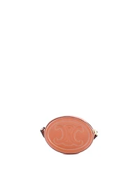 Pre-Owned Celine Triomphe Oval Crossbody Bag Leather
