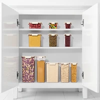 Sorbus 2900ml/102.29oz Clear Stackable Airtight Food Storage Container for Pantry, Rice, Pasta, Cereal and More