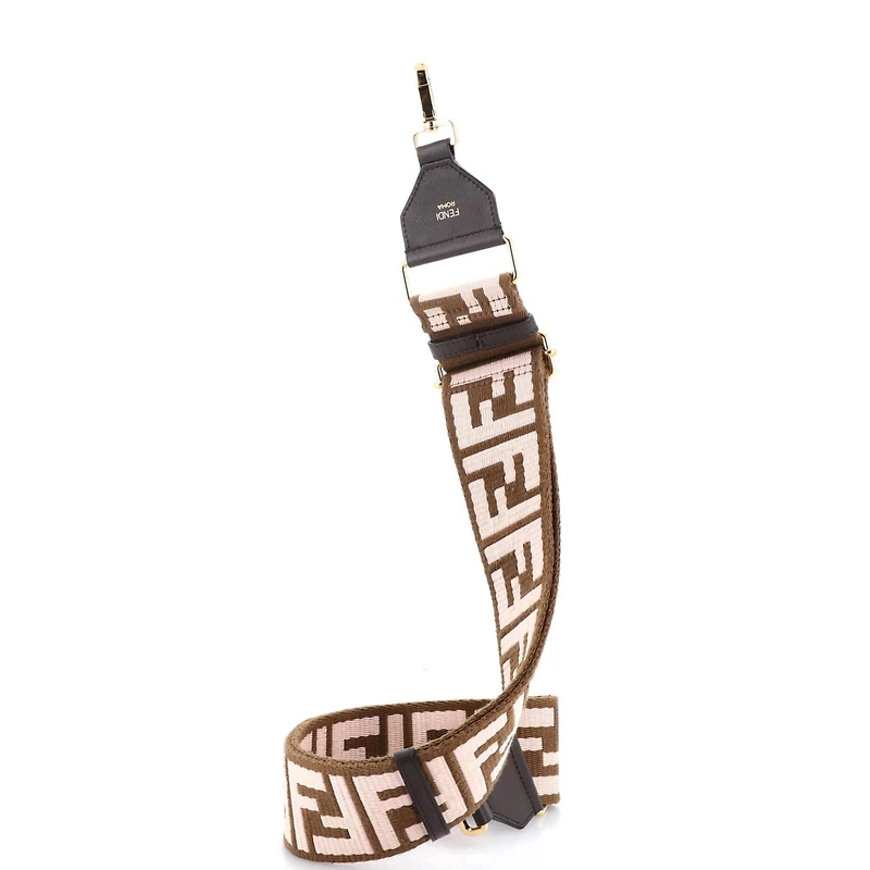 Pre-Owned Fendi Ff 1974 Strap You Shoulder Strap Zucca Canvas