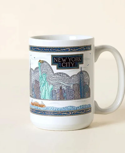 Uncommon Goods Nyc Interactive Qr Mug, 15 oz