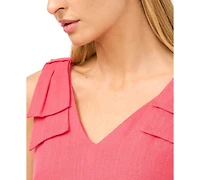 CeCe Women's V-Neck A-Line Mini Dress