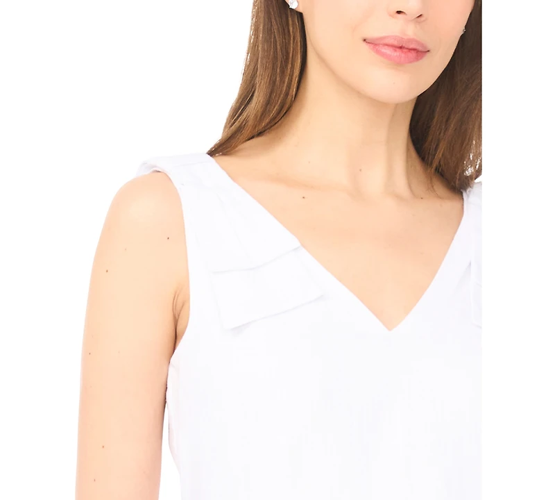 CeCe Women's V-Neck Bow-Strap Tank Top
