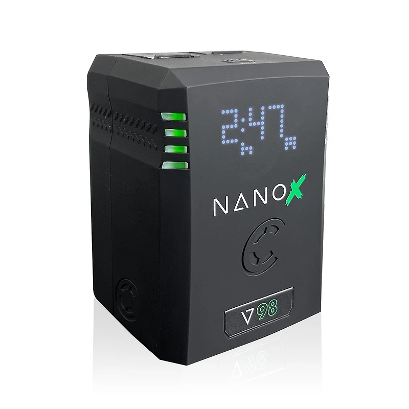 Core Swx Gpm-X2S Mini Dual Travel Battery Charger, V-Mount with Core Swx Nano-V98X V-mt Smart Batt Pk