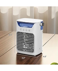 Homcom Portable Air Conditioner, 4-in-1 Mini Air Cooler with 3 Wind Speed