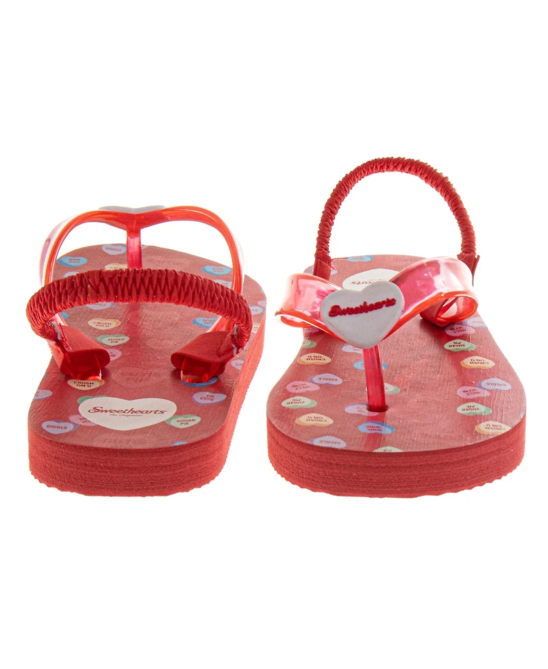 SweetHearts Big Girls Toddler–Little Beach & Pool Slip-On Flip Flop Sandals
