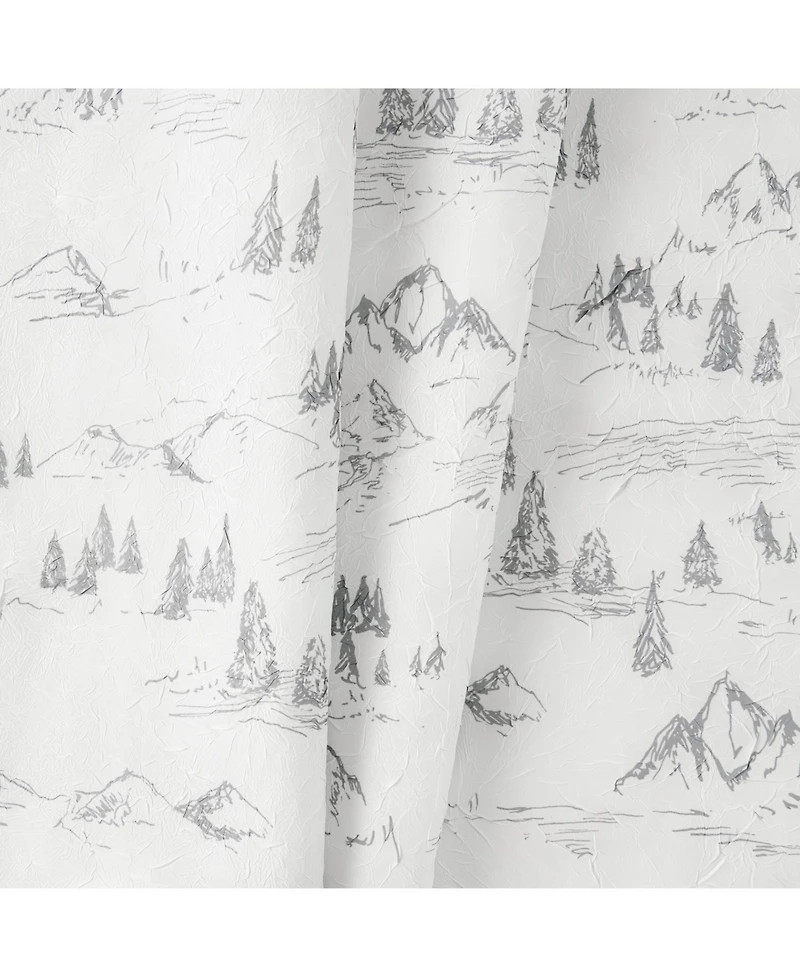 Ellis Curtain Mountain Vista 100% Polyester Rod Pocket Valance 48" x 15"