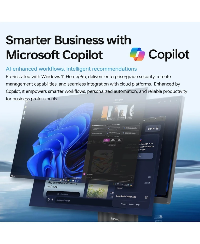 Lenovo IdeaCentre 27" All-in-One Amd Ryzen 7 64GB Ram Amd Radeon Graphics 1TB Ssd Storage Windows 11 Home 100Hz