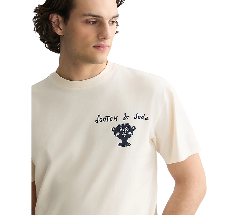 Scotch & Soda Men's Short-Sleeve Crewneck Cotton T-Shirt