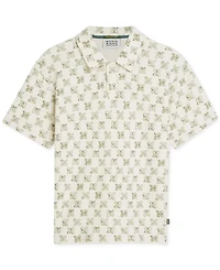 Scotch & Soda Men's Printed Short-Sleeve Polo T-Shirt